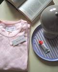 pointelle blouse ~ pink