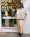 merino bomber jacket ~ polka dots